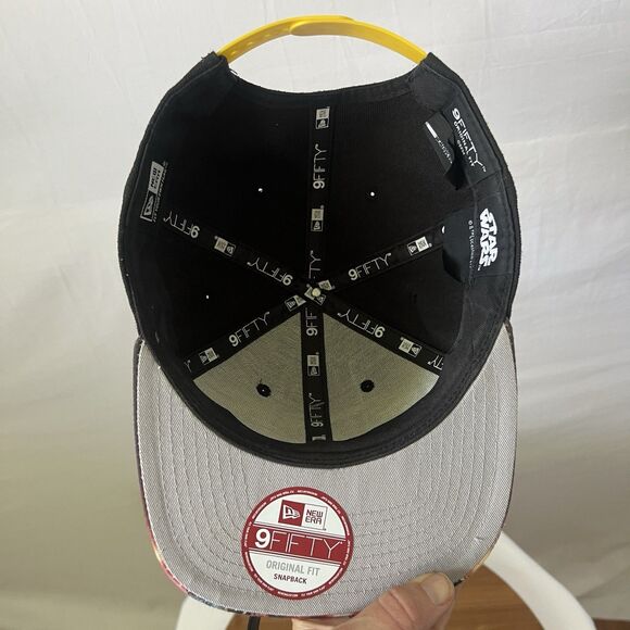 Star Wars The Force Awakens Snapback Hat Black Yellow Embroidered Flat Bill Cap - Picture 7 of 7